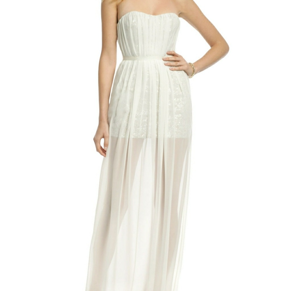 *FLASH SALE* designer sequin and chiffon dress