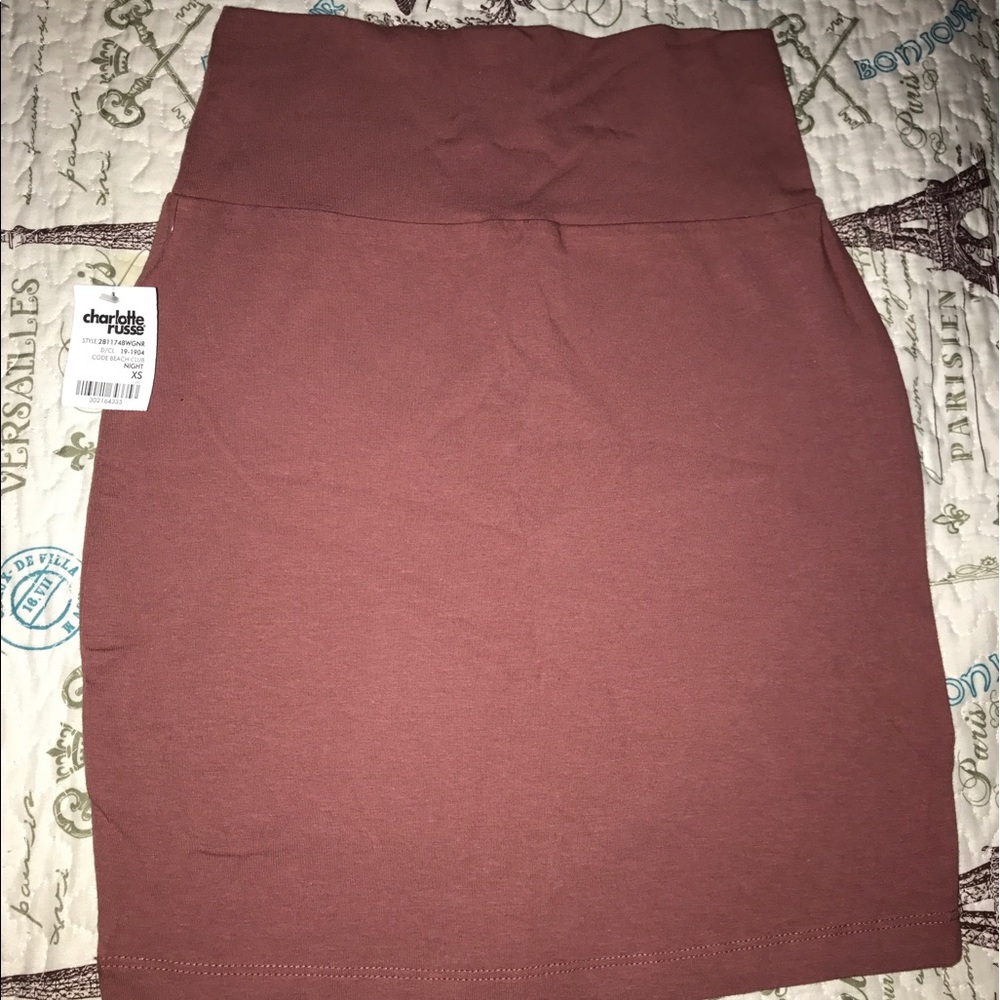 Charlotte Russe min-skirt