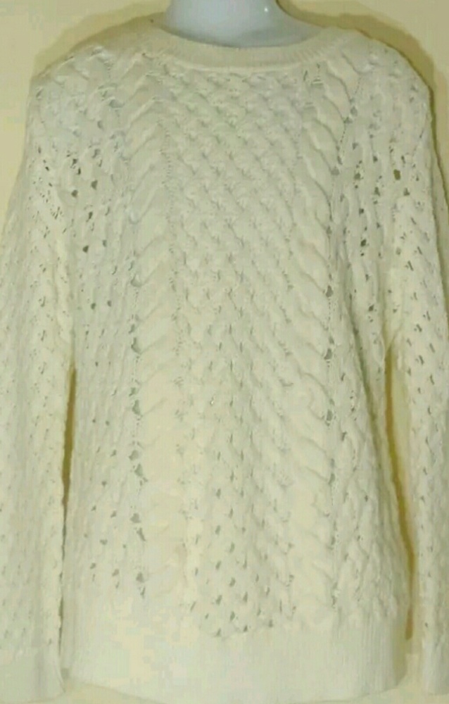 Anthro Knitted and Knotted Cable Knit Sweater