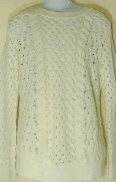 Anthro Knitted and Knotted Cable Knit Sweater - Picture 1 of 2