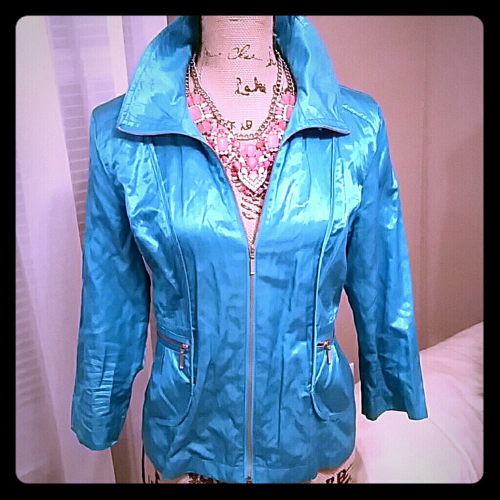 Teal jacket