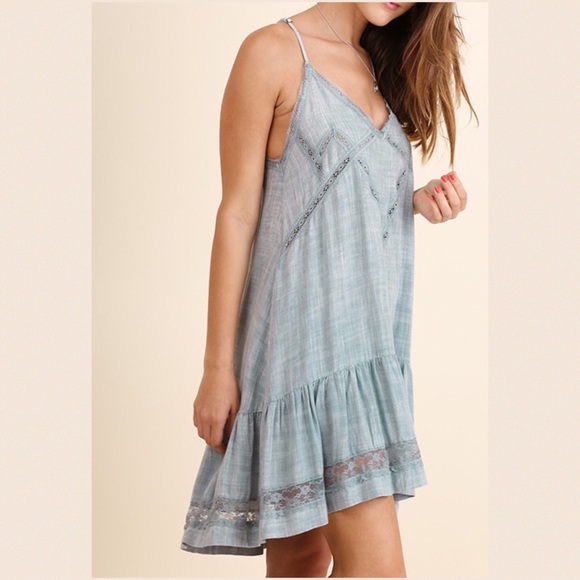 Last Medium Chambray Washed Dress - Picture 4 of 4