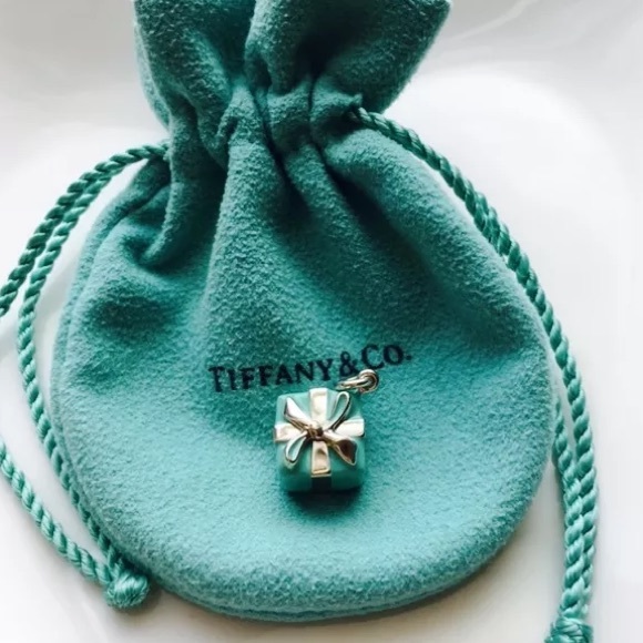 Tiffany & Co. Jewelry - Tiffany & Co. S. Silver Gift Box Charm Pendant