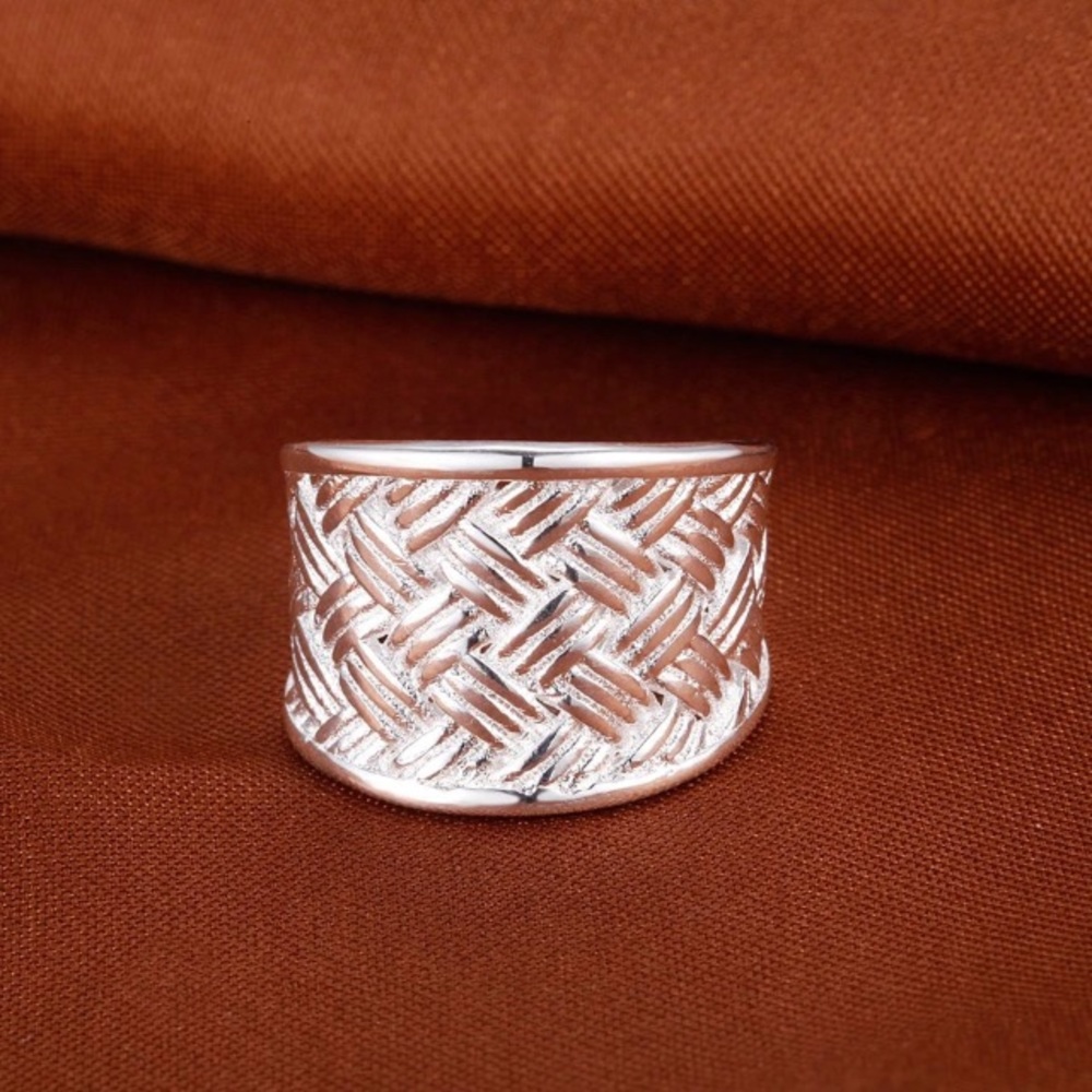 NWT STERLING SILVER COCKTAIL RING - Picture 2 of 4