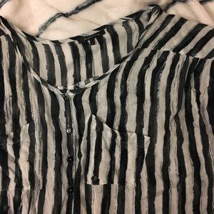 Slouchy button up top