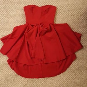 NWOT ASOS Corset High-Low Look at Me Dress sz 4