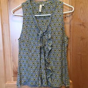 Fossil patterned blouse