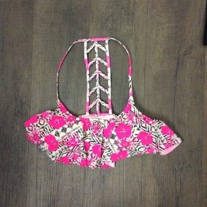 Floral bathing suit