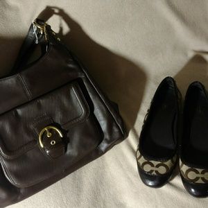 Coach purse and matching Coach shoes