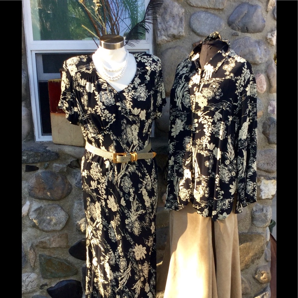 CAROL LITTLE PETITES 2 Pc Dress Size 14