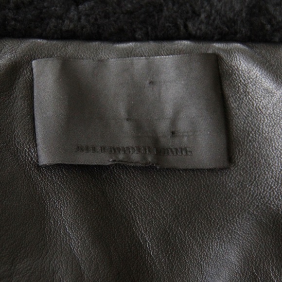 ✨HP✨NWOT Alexander Wang Embellished Shearling Coat - Picture 7 of 10