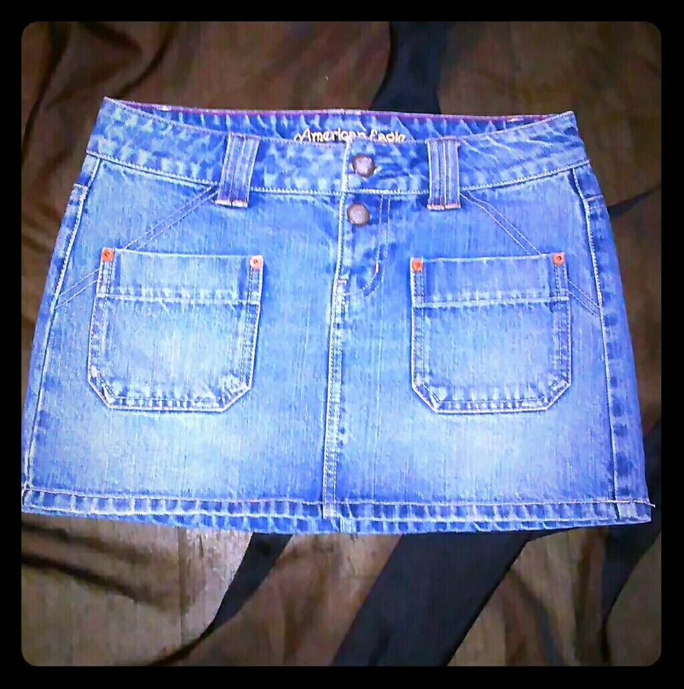 American Eagle blue jean mini
