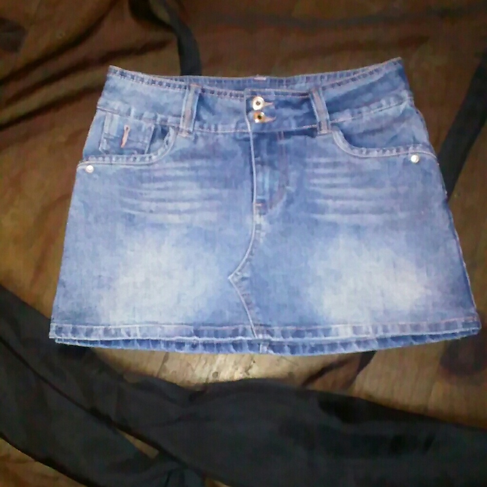 Blue jean skirt