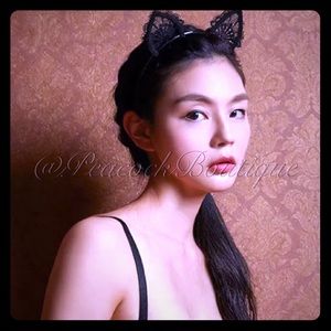 FESTIVAL CAT KITTEN HEADBAND EARS LACE