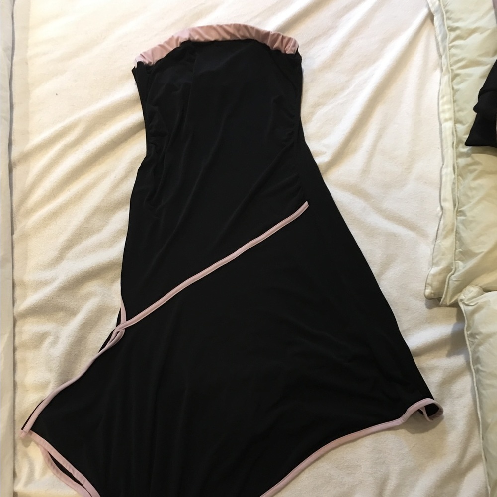 Strapless cocktail dress