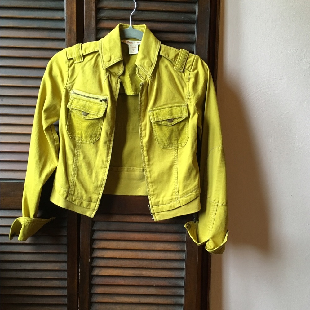 Earth Rocks summer and fall green jacket