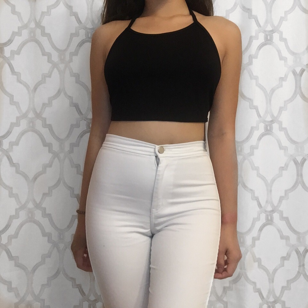 American Apparel Ponte Halter Top NWT