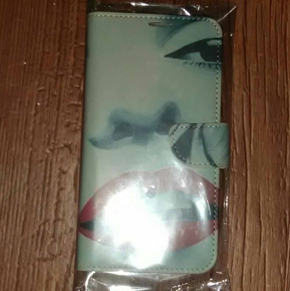 Marilyn Monroe Galaxy S7 Edge Wallet Phone Case.