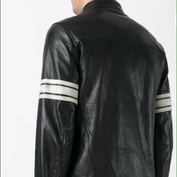 TUDS biker Style Leather Jacket. By David Beckham - Picture 4 of 4