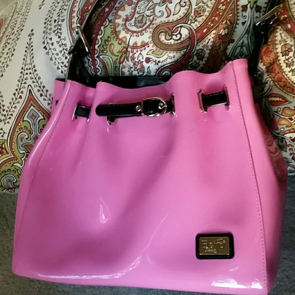 beijo Handbags - Patent bubblegum pink beijo  handbag