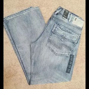 Men's Silver Jeans