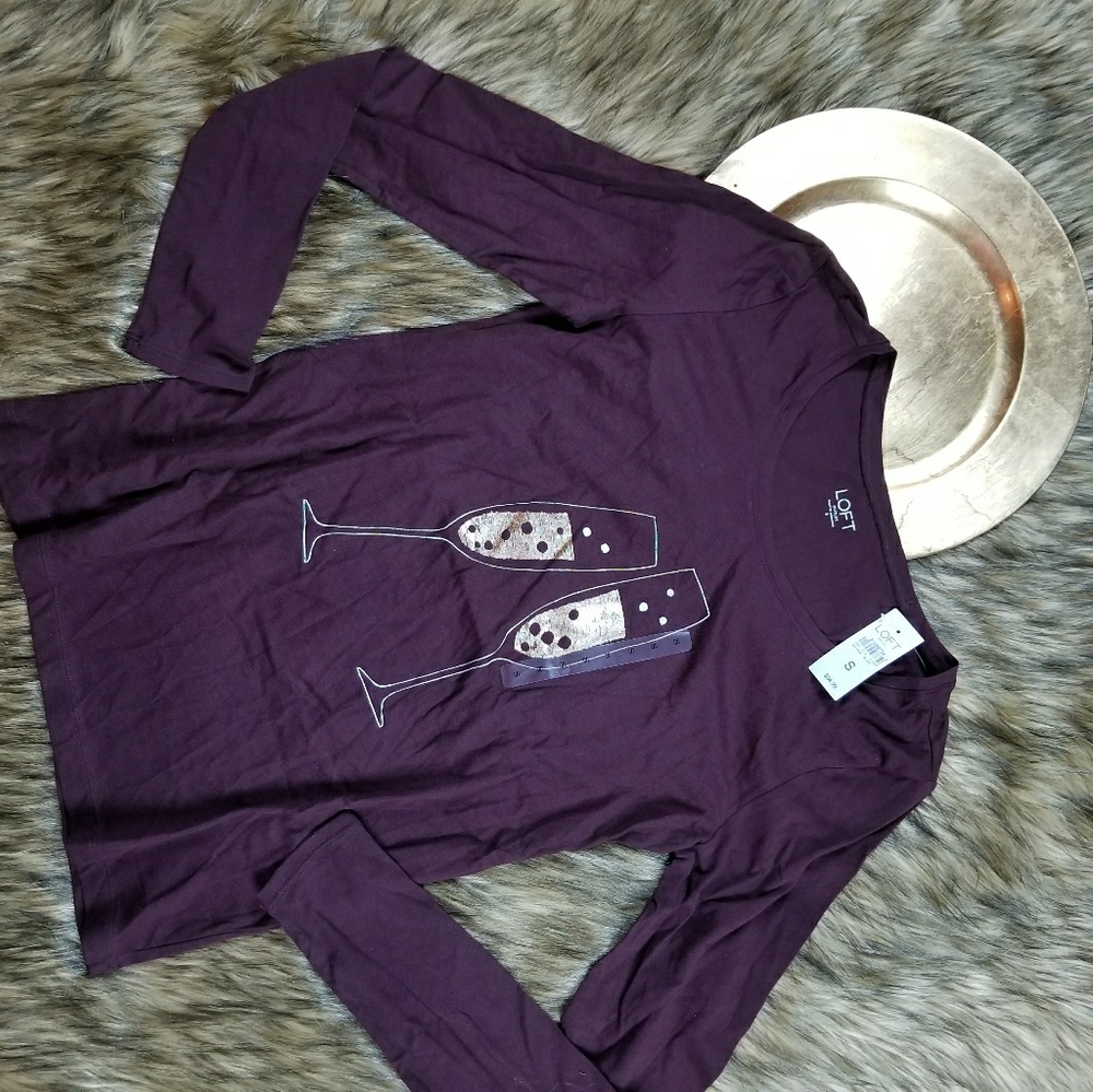 Nwt Loft long-sleeved tee size small s