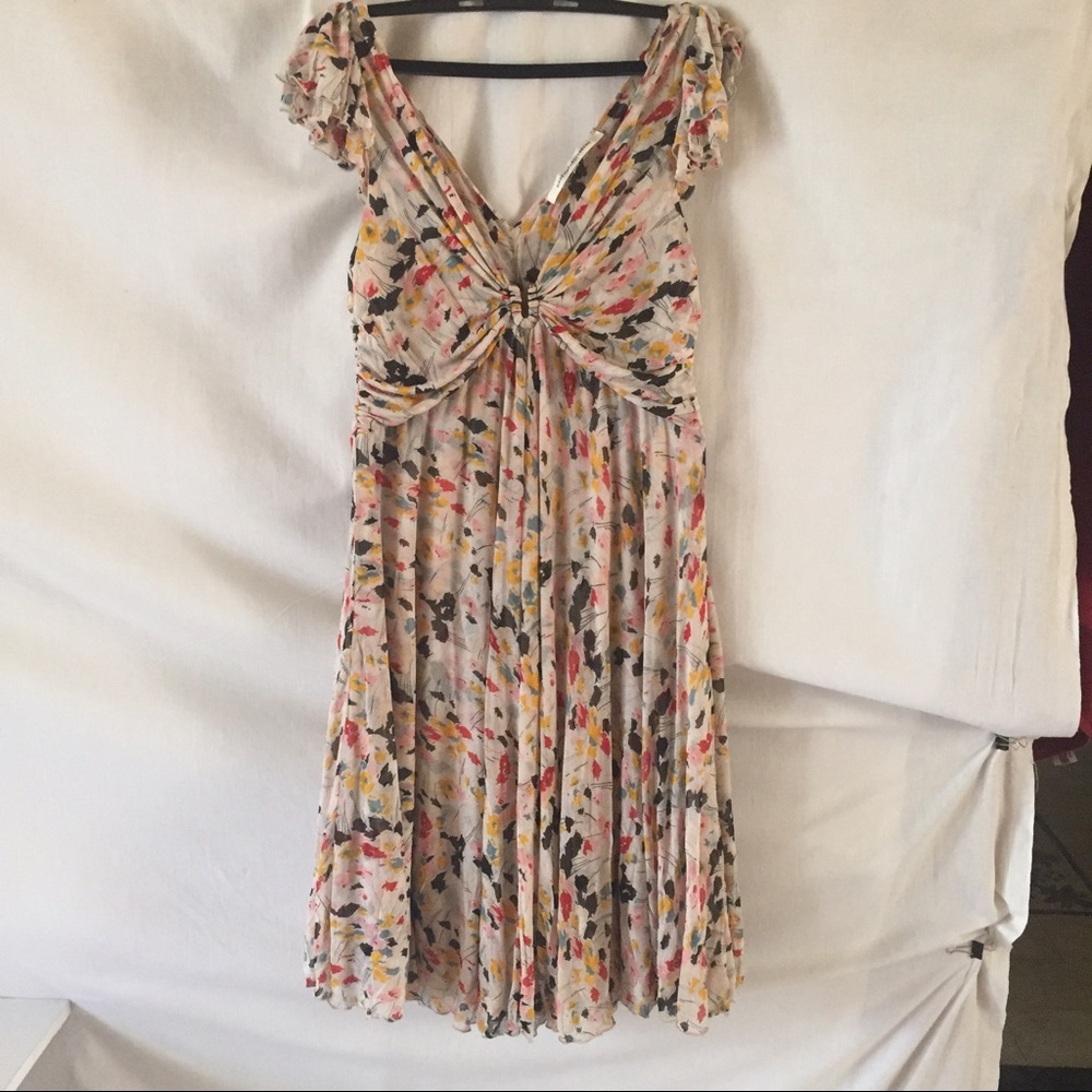 Abstract Floral dress