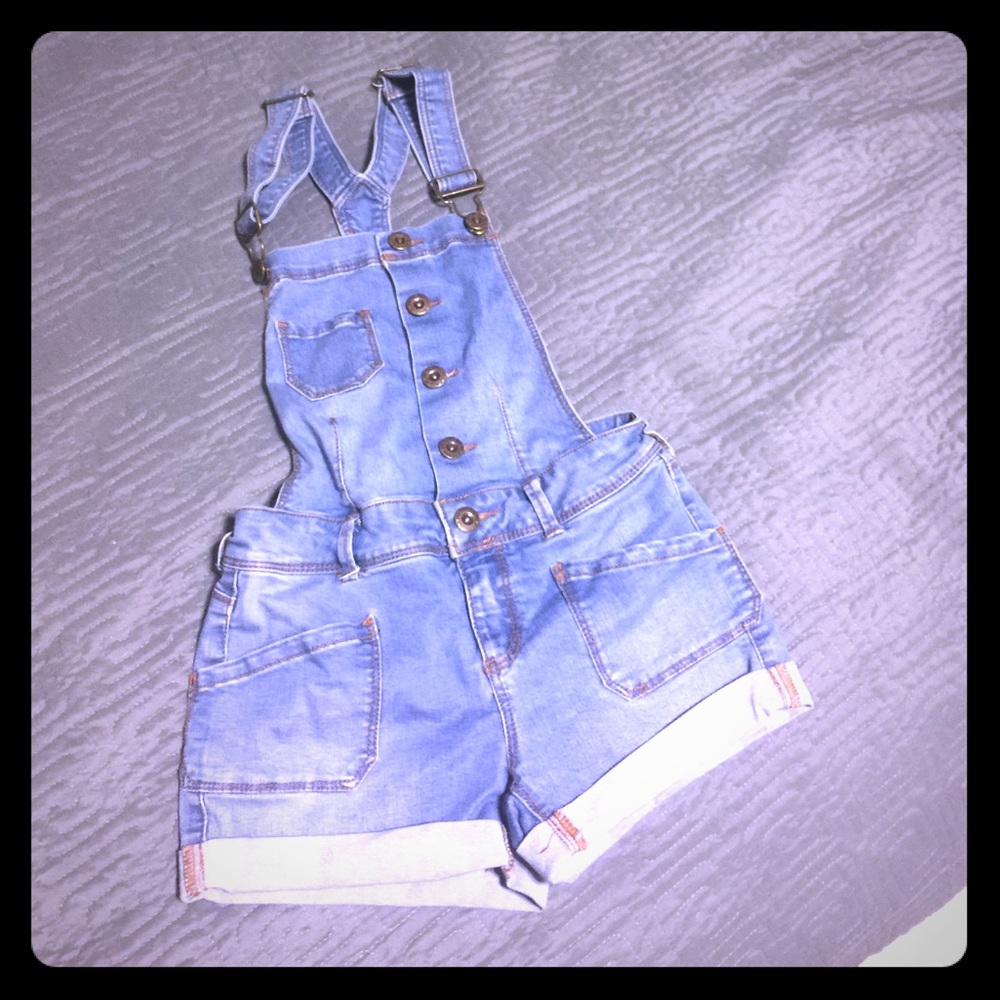 Little Girls overall shorts