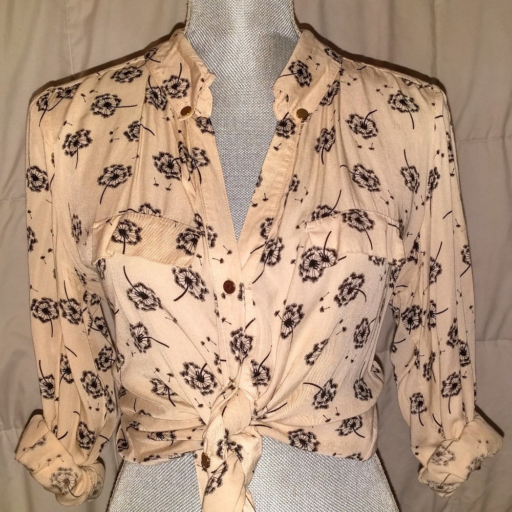 OASIS - Blush button-up top - 16/42