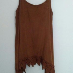 Brown faux tank