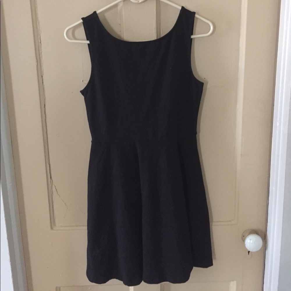 Black bow dress