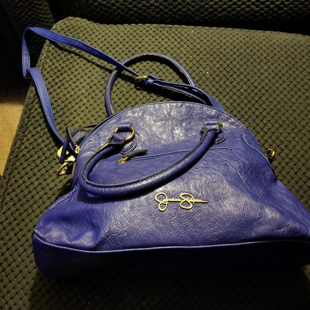 Jessica Simpson in blue