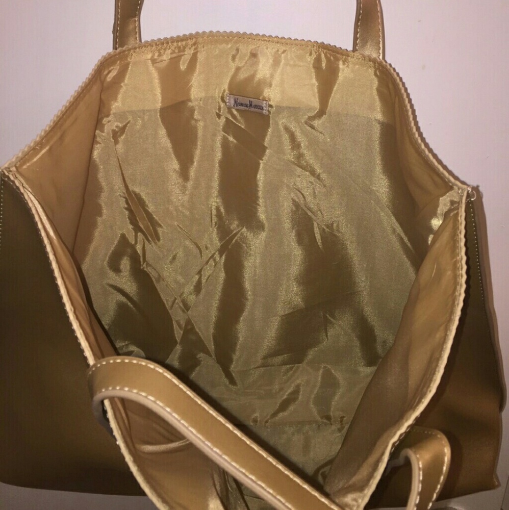 Neiman Marcus Gold tone Tote - Picture 3 of 3