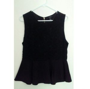 Black dress top
