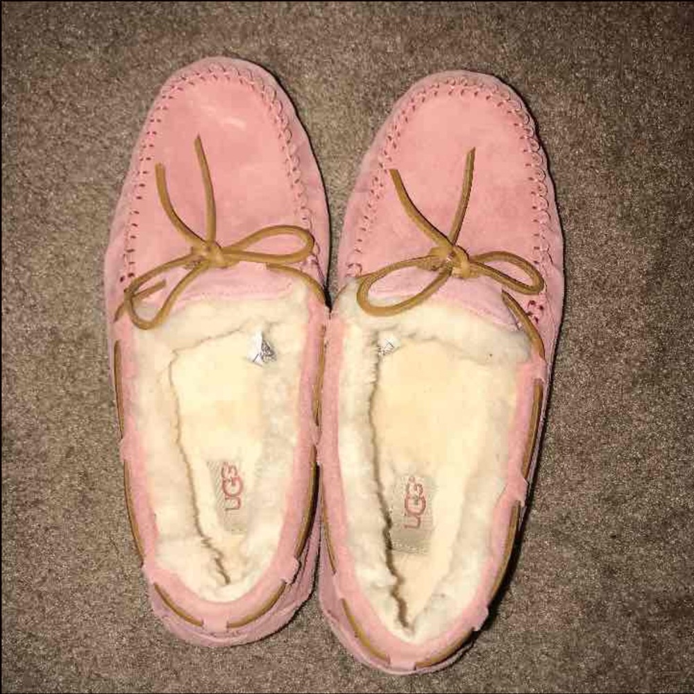 Pink ugg slippers