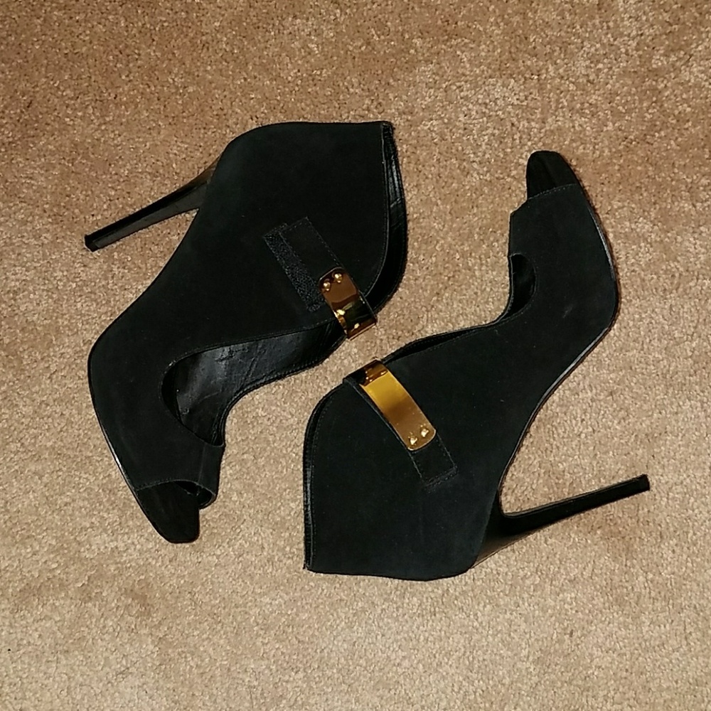 Black Suede Heels
