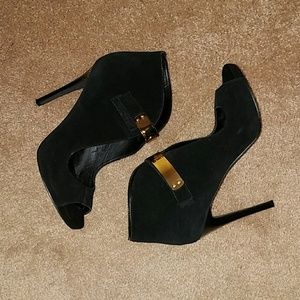 Black Suede Heels