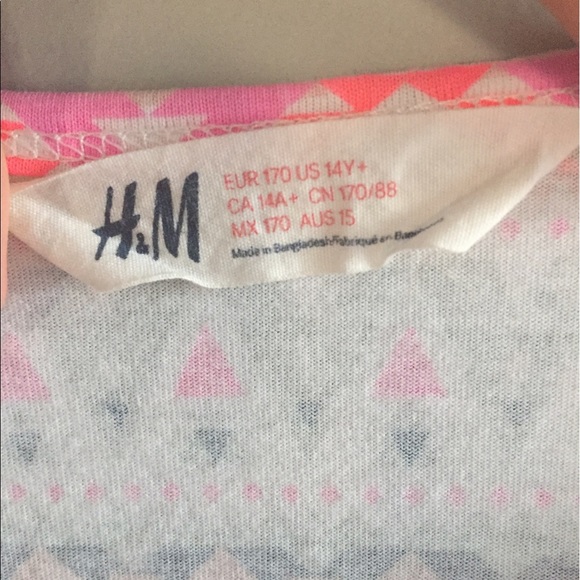 H&M Tribal Print Fringe Shirt - Picture 3 of 3