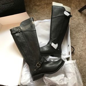 Black Guess Riding Boots