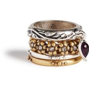 Lucky Brand Two Tone Stackable Ring