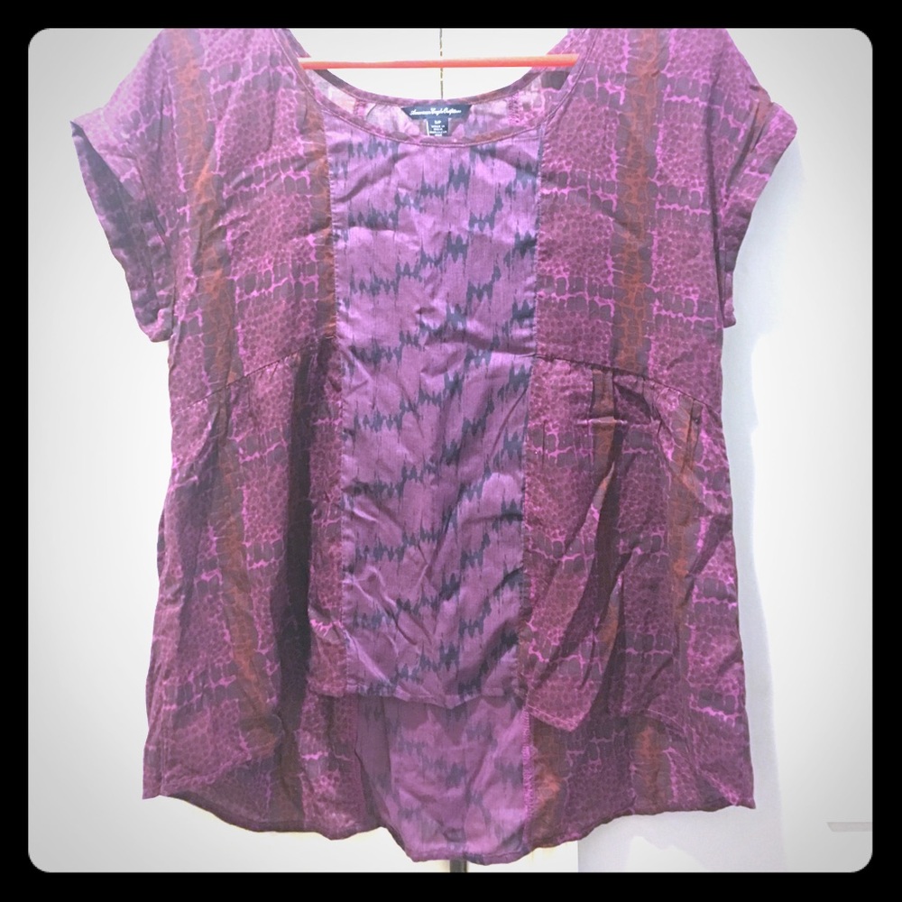 AE purple top