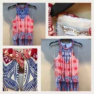 [Maggy London] Gorgeous, Cut-Away Shoulder Dress