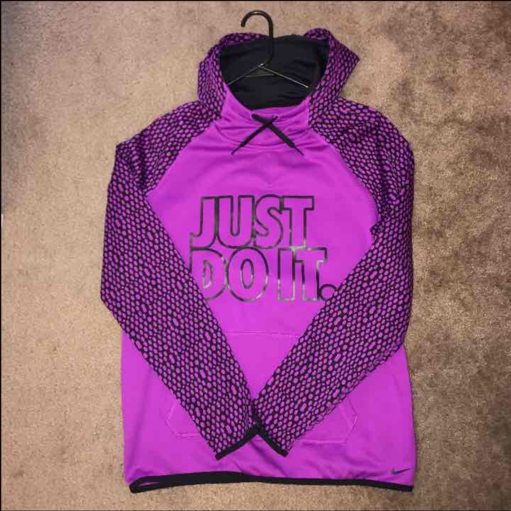 Purple Nike hoodie