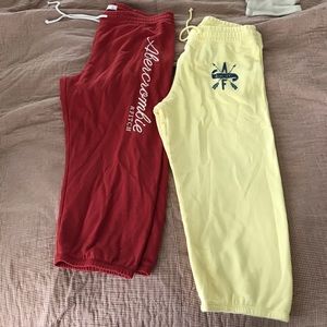 Pair of Abercrombie cropped sweats!