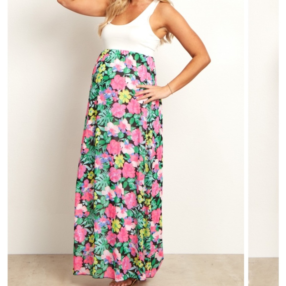 PinkBlush maternity maxi dress