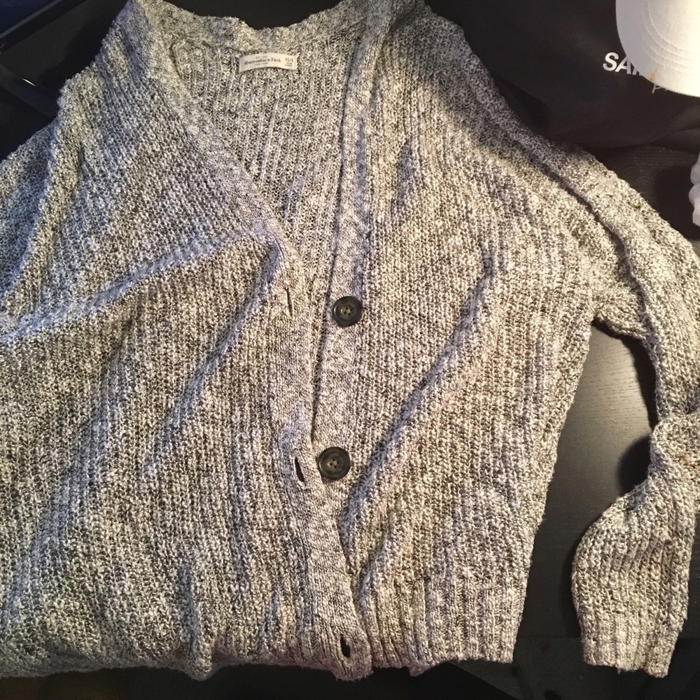 Chunky Gray Cardigan