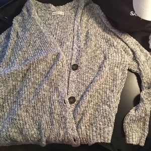 Chunky Gray Cardigan