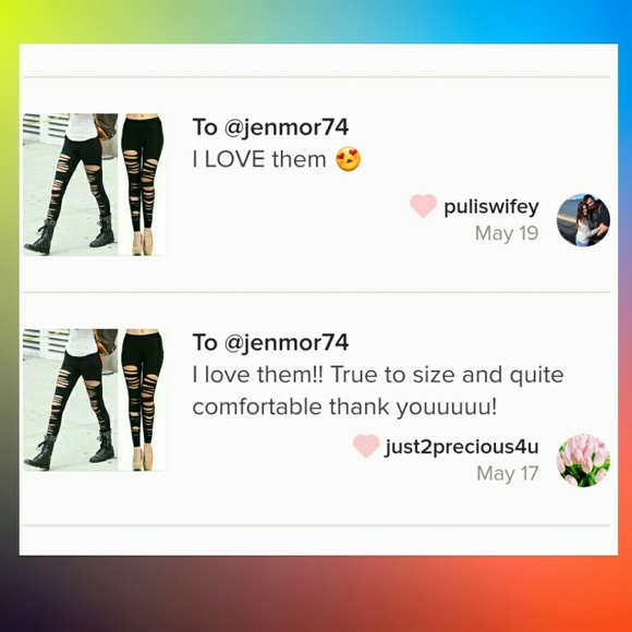 Sexy & Stylish Distressed Leggings - Picture 3 of 4