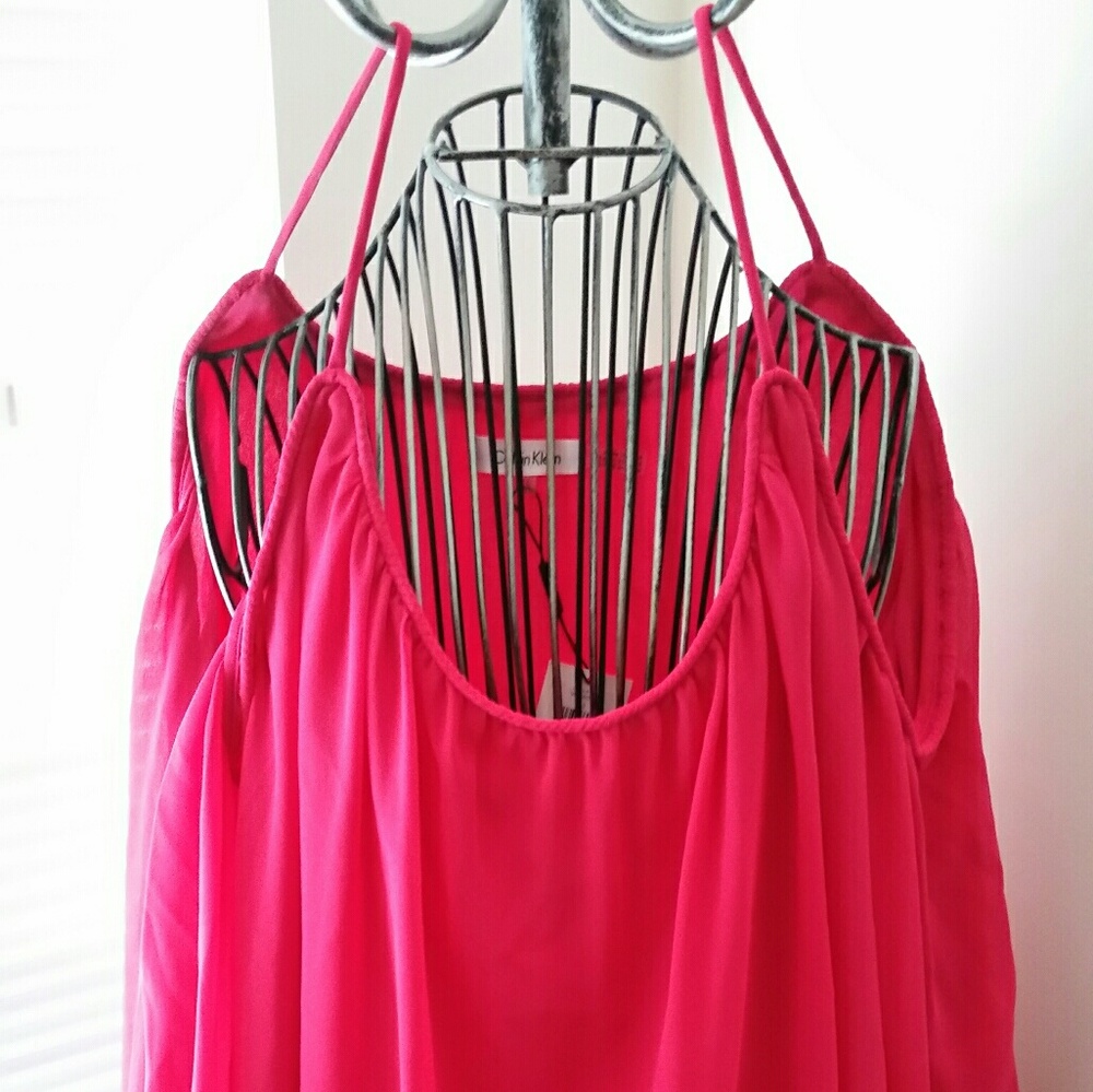 Cold shoulder Calvin Klein blouse