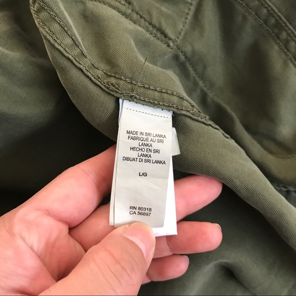 Lucky Brand Olive Green Light weight Jacket Size L - Picture 6 of 6